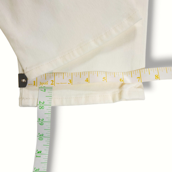 NWOT Everlane The Original Cheeky High Rise Straight Leg Jeans Sz. 30x28 Ecru - Picture 9 of 10